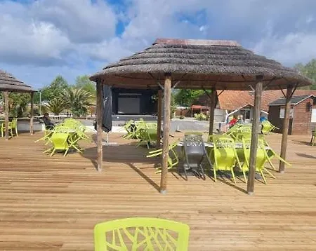 مكان تخييم Mobil Home 532 Au Bord Du Lac De Biscarrosse